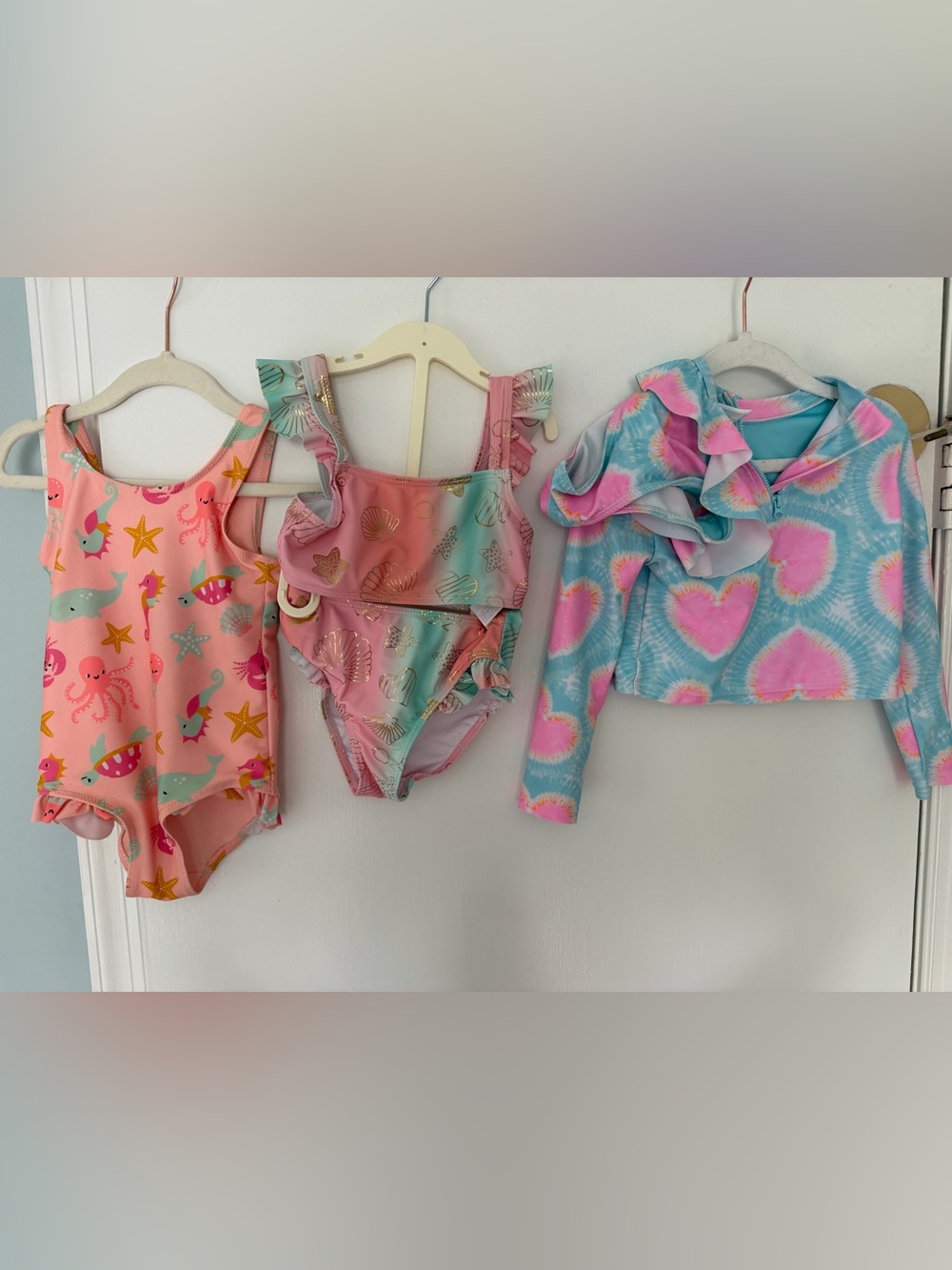 Primark Toddlwe Girls Swim Set - Pink & Teal Mix size 3T